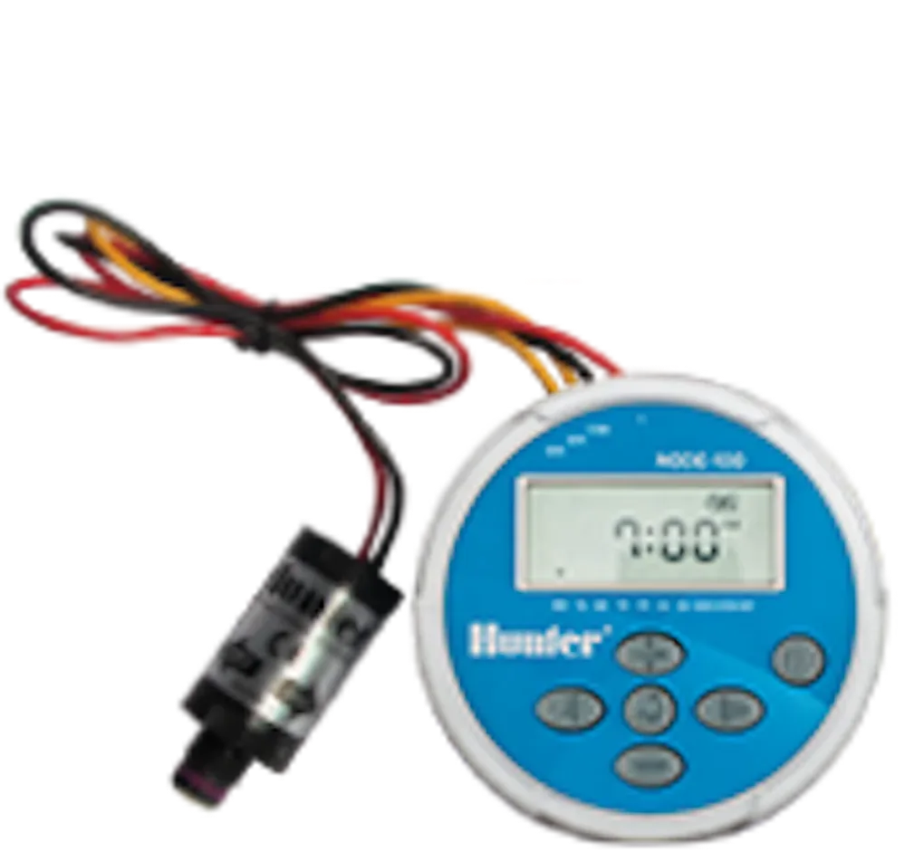 PROGRAMADOR DE RIEGO AUTOMATICO 1 ZONA BATERIA HUNTER NODE 100