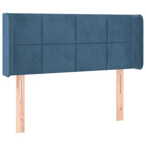 vidaXL Cabecero de terciopelo azul opaco 83x16x78/88 cm