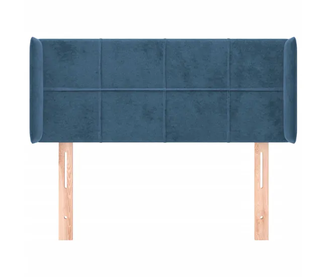 vidaXL Cabecero de terciopelo azul opaco 83x16x78/88 cm