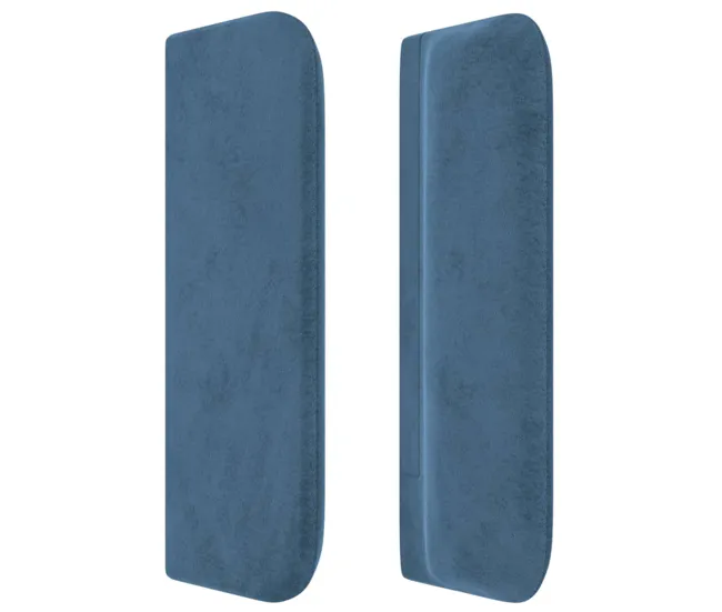 vidaXL Cabecero de terciopelo azul opaco 83x16x78/88 cm