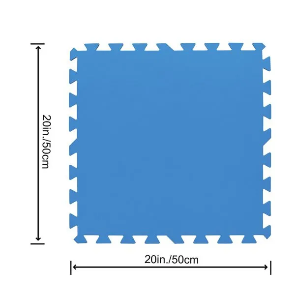 Cloro en Tabletas Pack 9 piezas alfombra para piscina puzle 50x50 cm