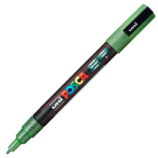 Posca PC-3ML Marcador de Pintura - Base al Agua - Punta Conica de 0.9-1.3mm - No Permanente - Resistente la Luz - Inodoro...