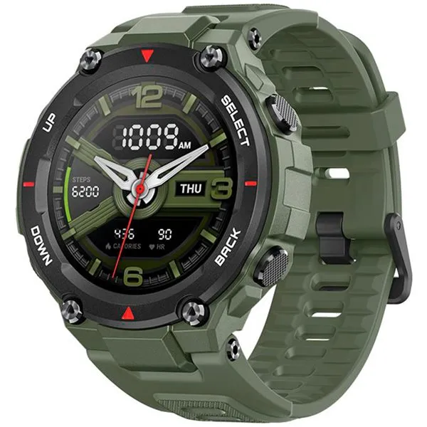 Quitamanchas Smartwacht Amazfit T-Rex Xiaomi 1,30" Bluetooth resistente al agua verde