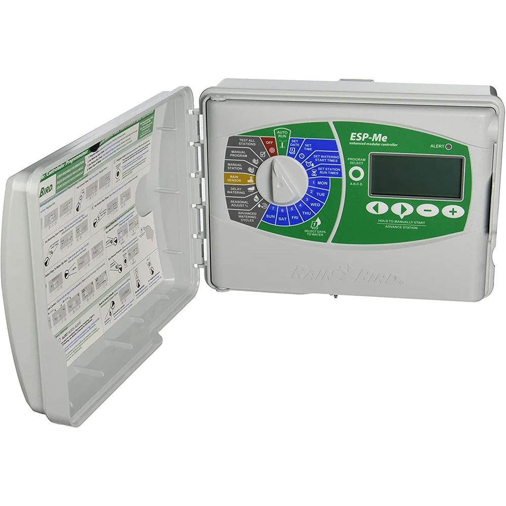 Instrumento Meteorológico Analógico Controlador ESP Me RAIN BIRD de 4 Estaciones expandible 22