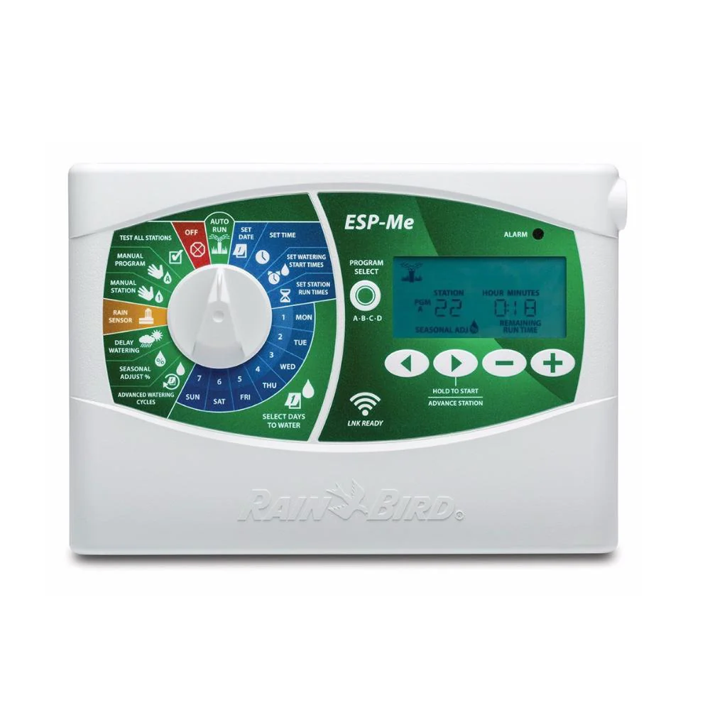 Instrumento Meteorológico Analógico Controlador ESP Me RAIN BIRD de 4 Estaciones expandible 22