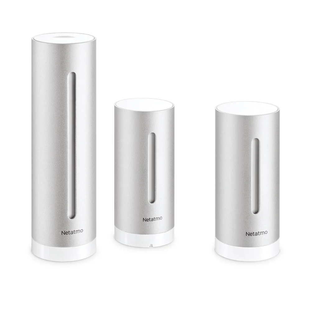 Pack de estación meteorológica y módulo ñadido interior de Netatmo