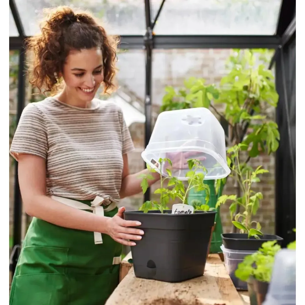 Cortasetos Manual Maceta de cultivo Esmeralda Basics Elho Antracita 25 cm