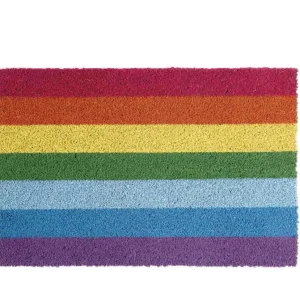 Alfombra de Bienvenida Impermeable FELPUDO ARCOÍRIS 40X60CM