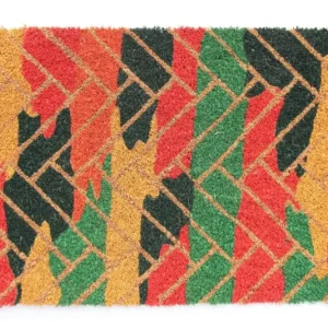 FELPUDO DE COCO ESTAMPADO MODELO BRICK 40x60 cm | Resistente la Intemperie |