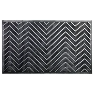 Felpudo de goma negro para Puerta Principal
