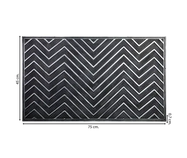 Felpudo de goma negro para Puerta Principal