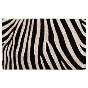 Felpudo Personalizado Felpudo de coco zebra 45x75