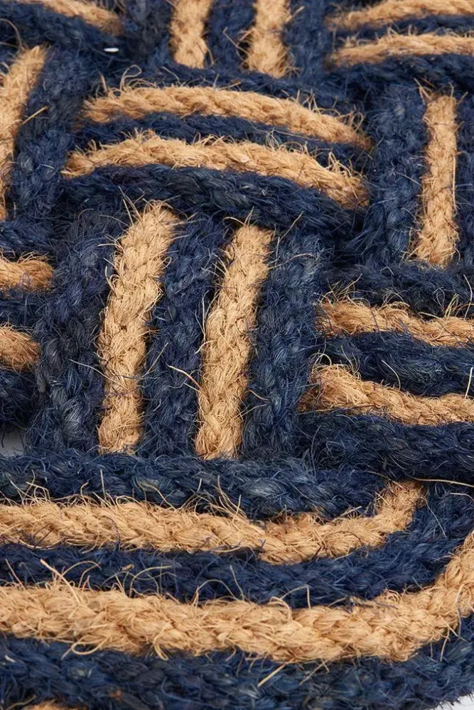 Felpudo Personalizado Felpudo con forma de cuerda entrelazada