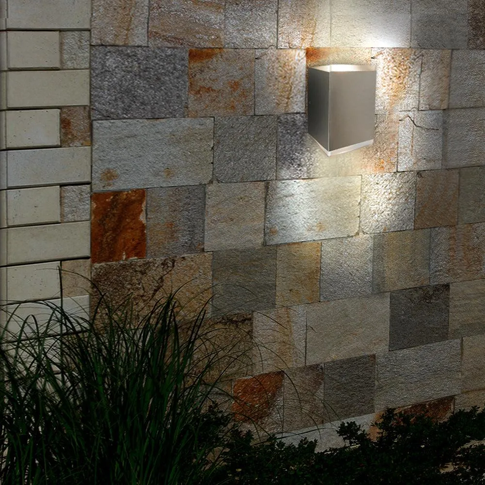 Lampara exterior muro | flavus cromado Tamaño 60x90 cm