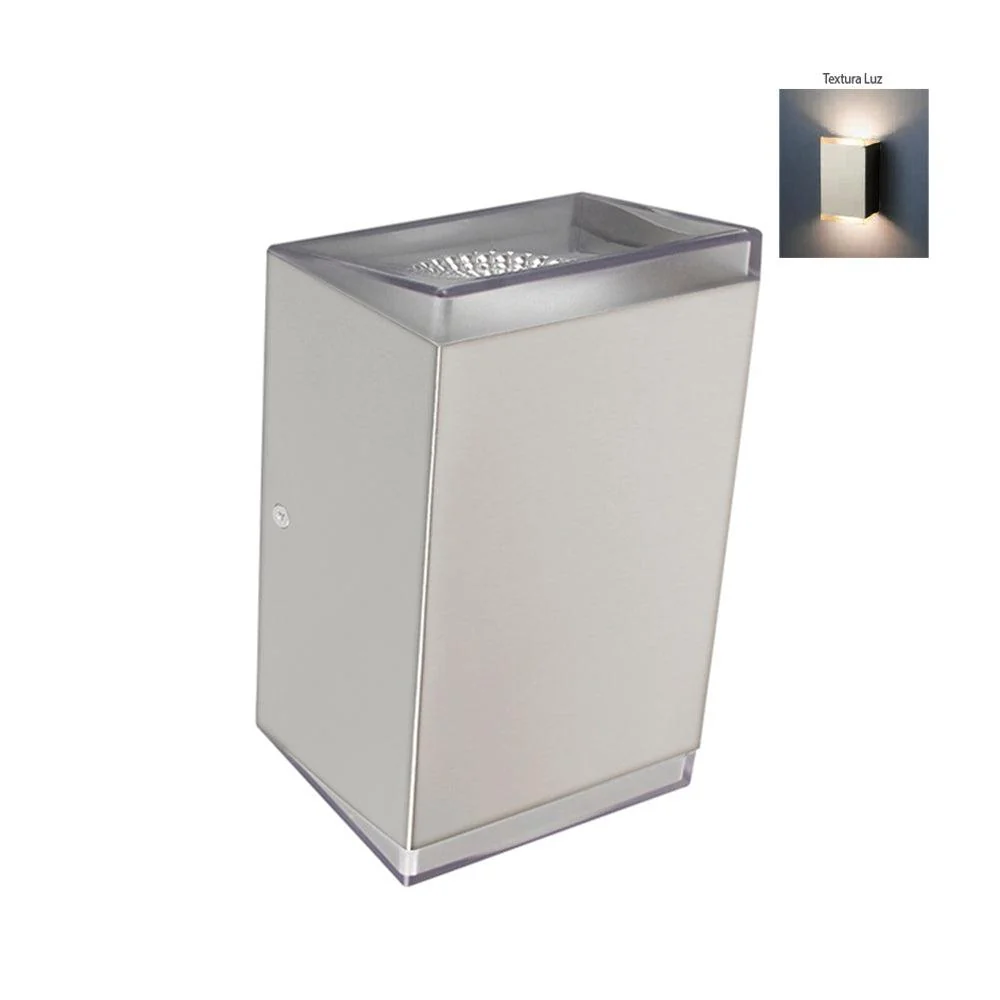 Lampara exterior muro | flavus cromado Tamaño 60x90 cm