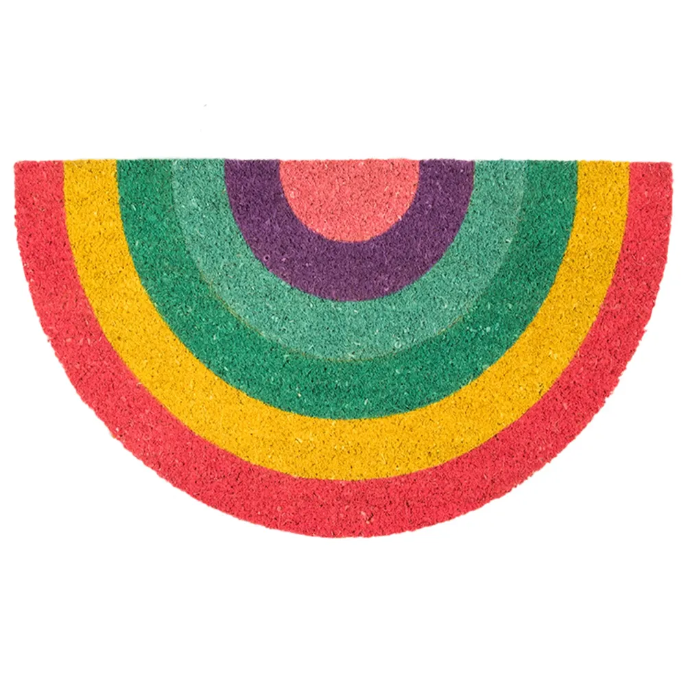 Tapete de Goma Felpudo "Arco Iris" Colorido