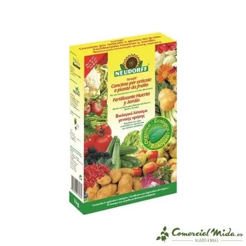 Abono Granulado Biológico FERTOFIT NEUDORFF HUERTA Y JARDÍN 1kg