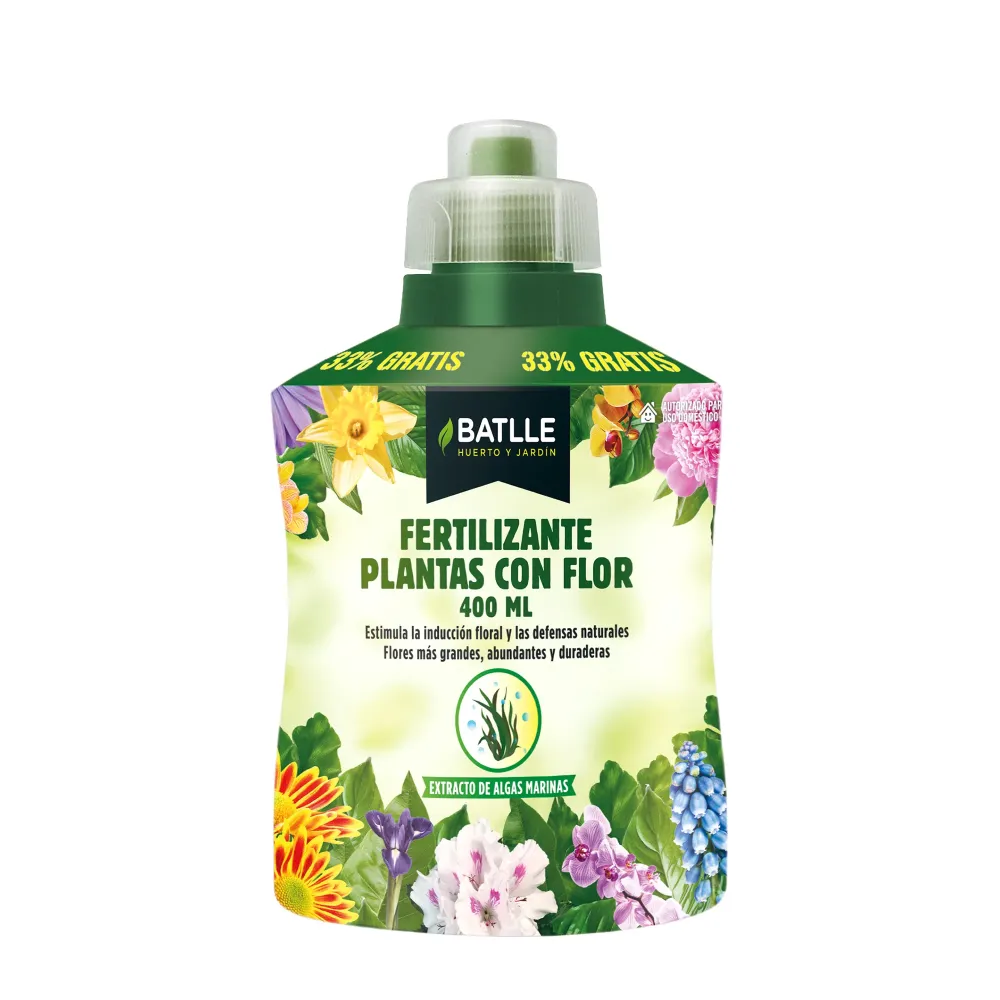 Abono Líquido para Fertilizante plantas con flor batlle