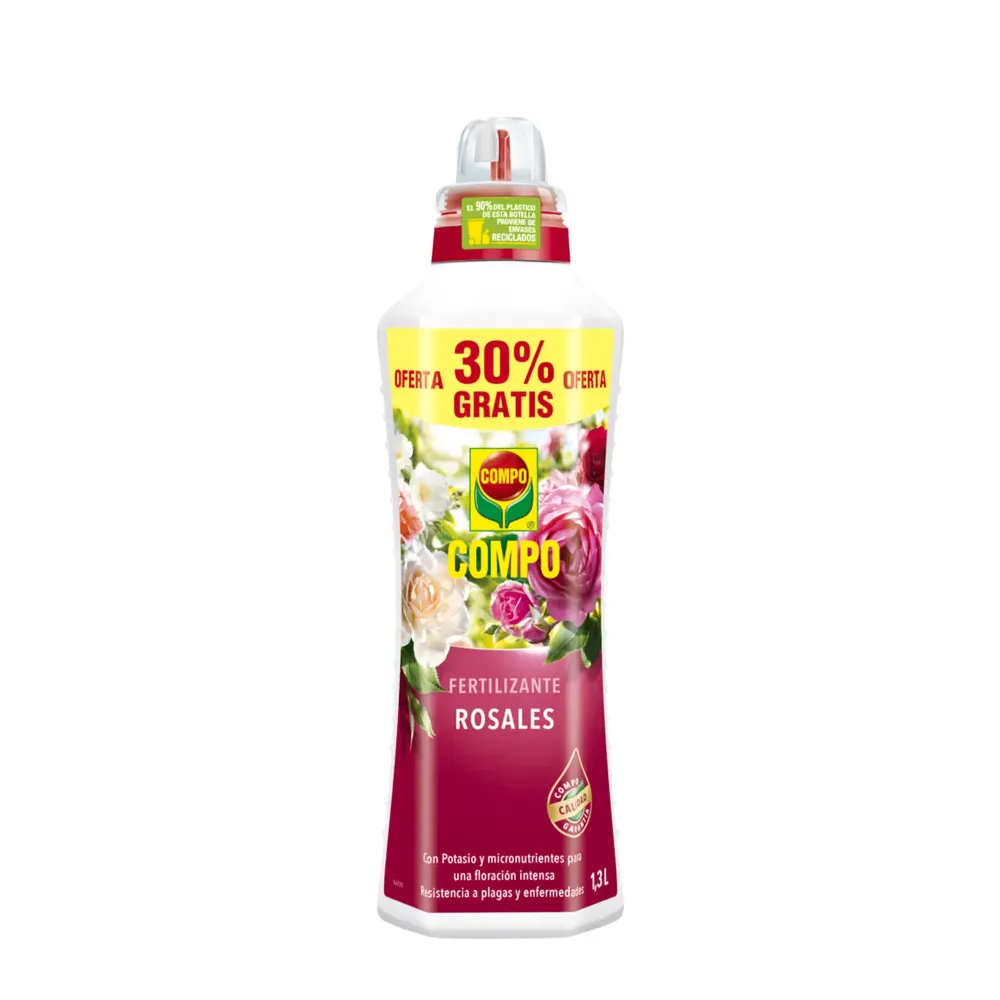 Abono Orgánico Premium Fertilizante rosales 1300ml Compo