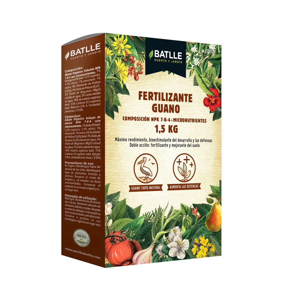 Fertilizante Guano robusto Batlle BIO