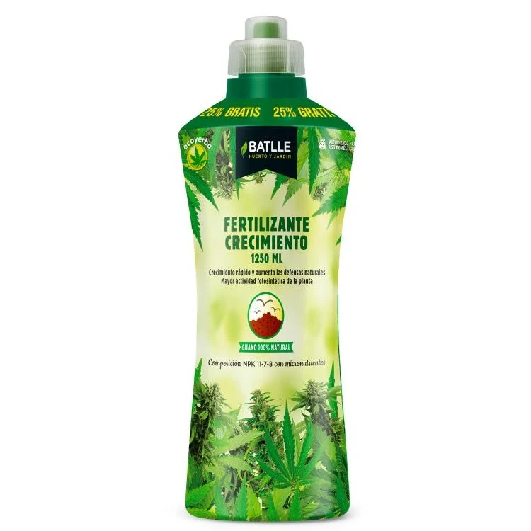 Fertilizante líquido Ecoyerba Crecimiento Batlle 1250 ml con Micorrizas y Nutrientes