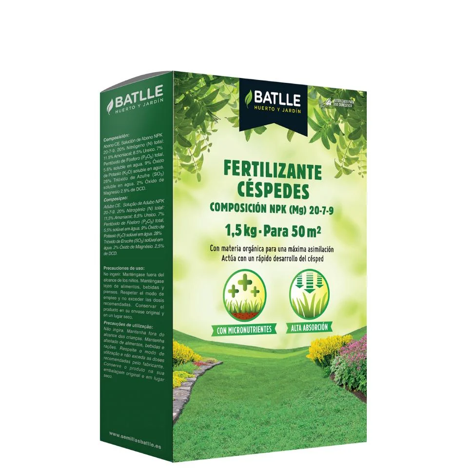 Humus de Lombriz Fertilizante césped granulado Batlle 5kg