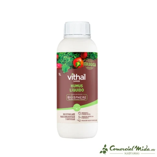 VITHAL GARDEN Fertilizante Humus Liquido Listo para Usar