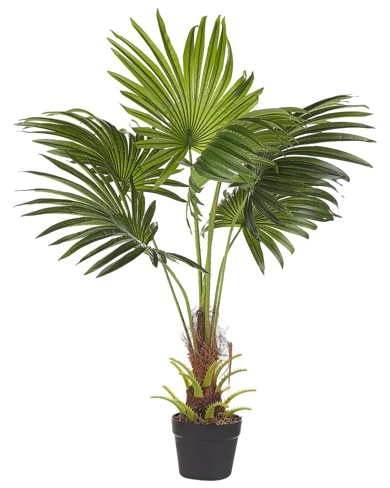 Aspirador para Estanque Planta artificial en maceta verde/negro 100 cm fan palm