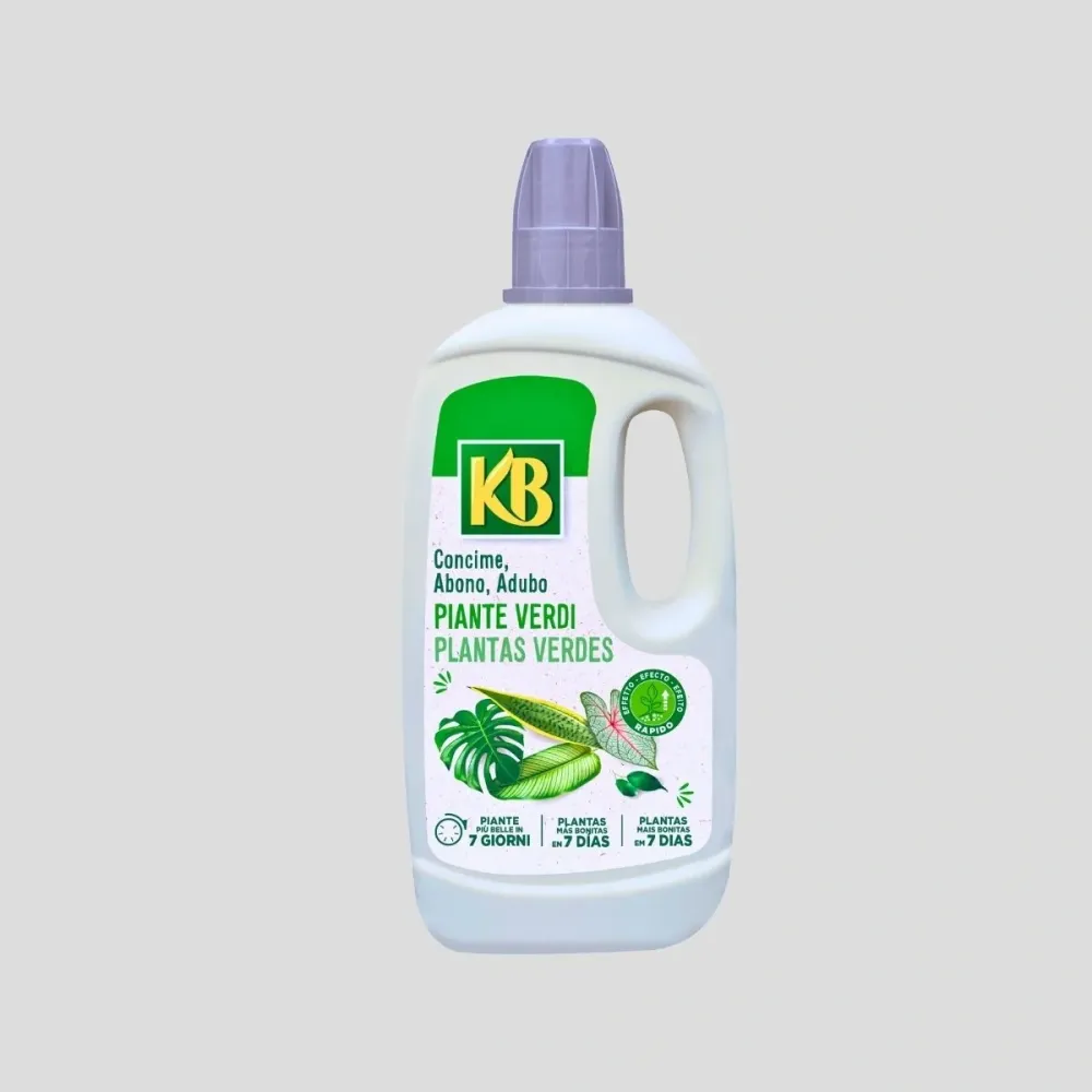 Fertilizante líquido para plantas verdes KB con Tubos y Accesorios