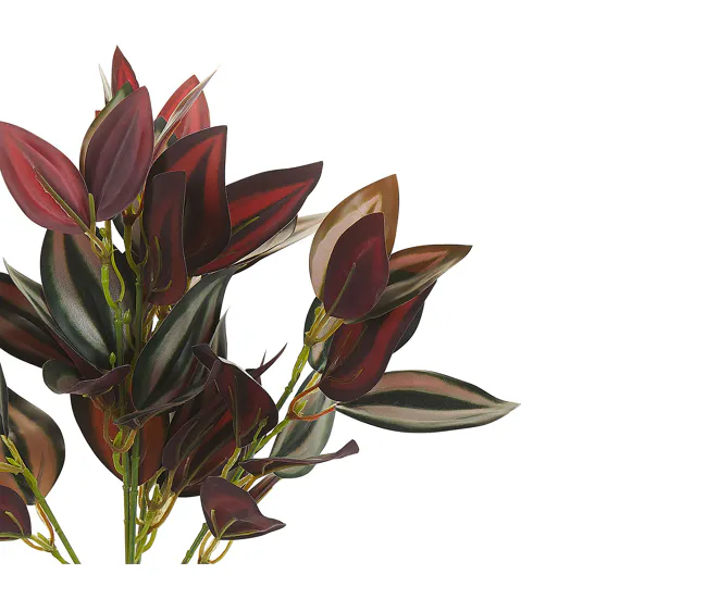 Planta artificial en maceta verde/rojo/negro 35 cm TRADESCANTIA para Peces Koi