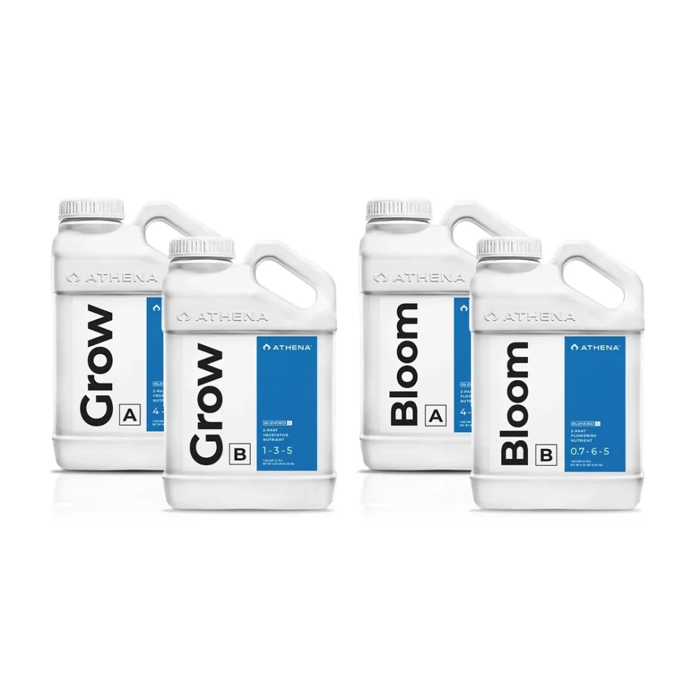 Premium para Estanque Combo Grow + Bloom Partes + B Blended Line | Athena AG - Fertilizante Base Para Todas Las Etapas