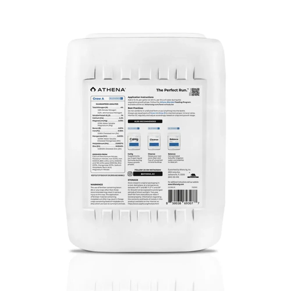 Premium para Estanque Grow Blended Line | Athena AG - Nutriente base Vegetación
