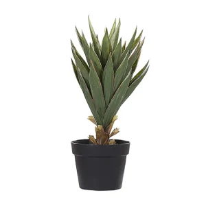 Premium para Estanque Planta artificial en maceta verde/negro 52 cm YUCCA