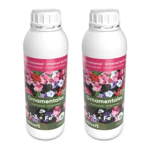 Profesional Impermeable Abono Plantas Ornamentales Líquido Ecológico Cultivers 2x1l