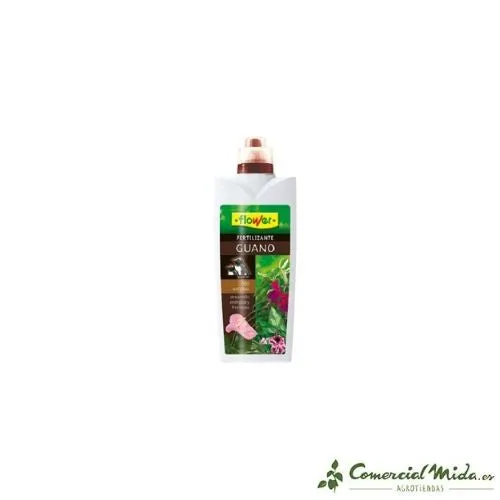 Skimmer de Superficie Fertilizante Líquido Guano FLOWER para Plantas 1L