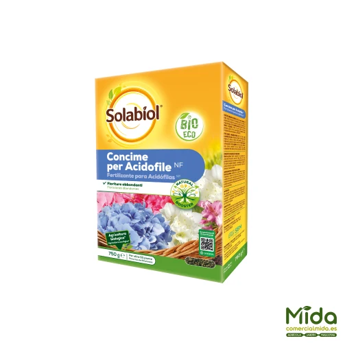 SOLABIOL Fertilizante para Hortensias (Acidófilas) 750g | Kit Completo de Instalación