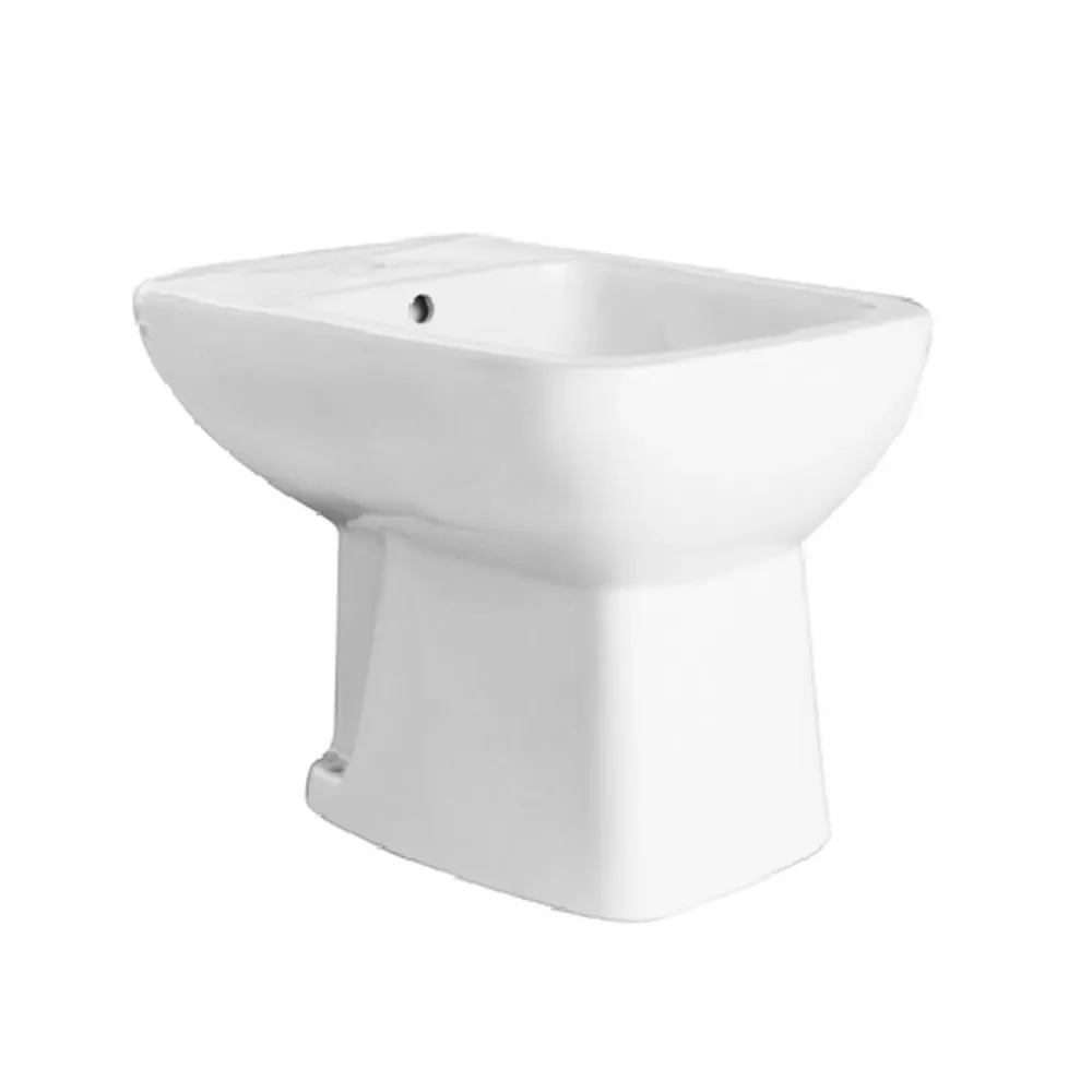 Bidé tierra modelo Jasmine en cerámica 51,5x34,5x39H cm - Blanco en Saco de 20L