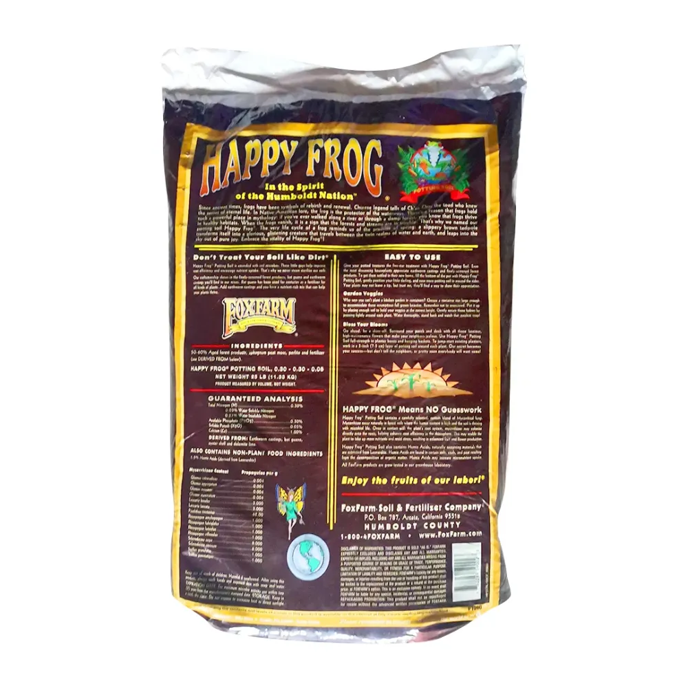 (PREORDEN ENERO 15) HAPPY FROG Tierra Para Cultivo Con Micorriza Y Ácidos Húmicos Incrementa El Crecimiento De Tus Plantas