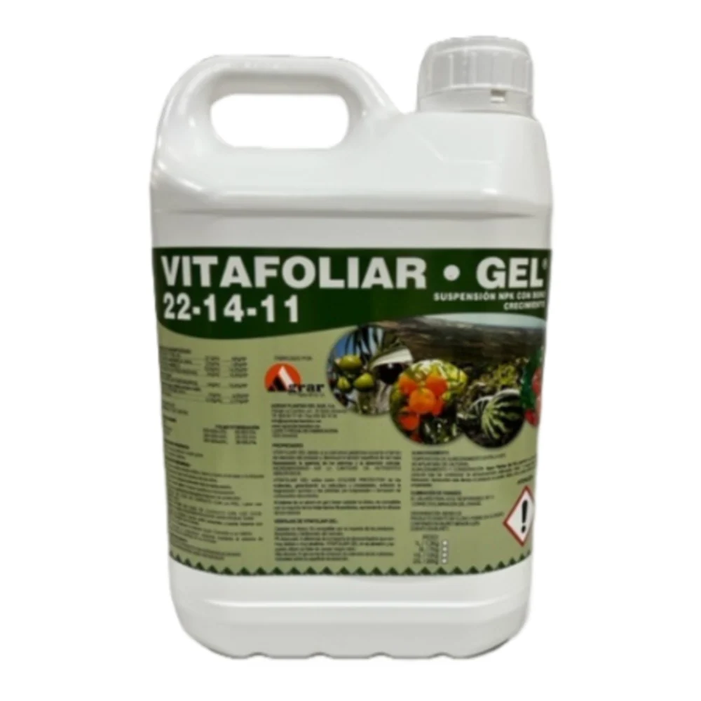 Vitafoliar Gel 22-14-11 - Fertilizante en gel con Nutrientes Esenciales