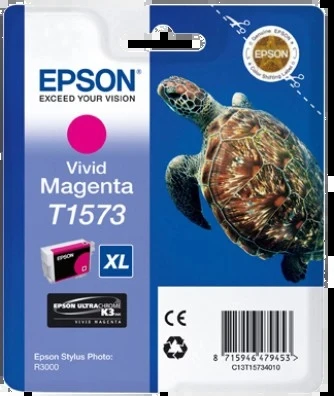 Epson T1573 Magenta Cartucho de Tinta Genuino - C13T15734010