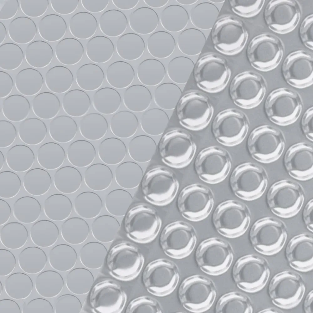 vidaXL cubierta solar de piscina flotante pe rectangular plata 10x5 m con Certificación NSF/ANSI 50