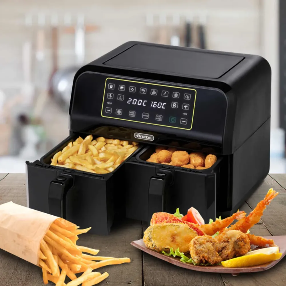 Dual air fryer 4l + 4l Ariete