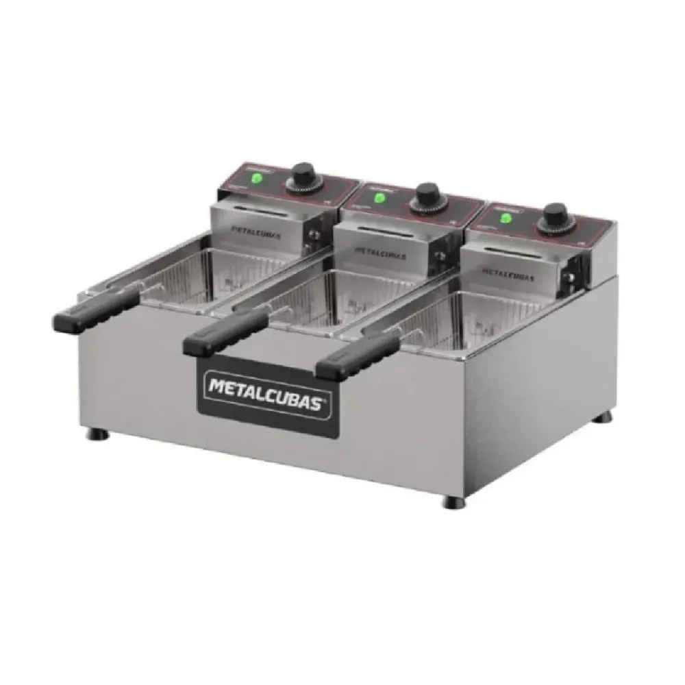 FE3C METALCUBAS FREIDORA ELÉCTRICA DE 9 LTS Capacidad de 4 Litros
