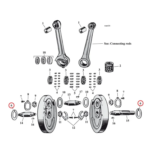 Flywheel Washer Sv, .098 Inch (OUTSIDE) Harley-Davidson