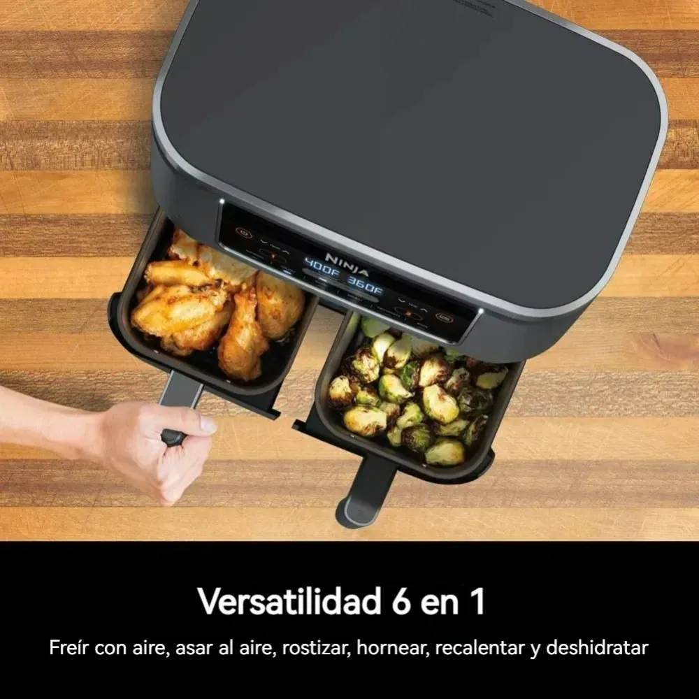Freidora de Aire XL Gemelo Zone Fácil de Limpiar