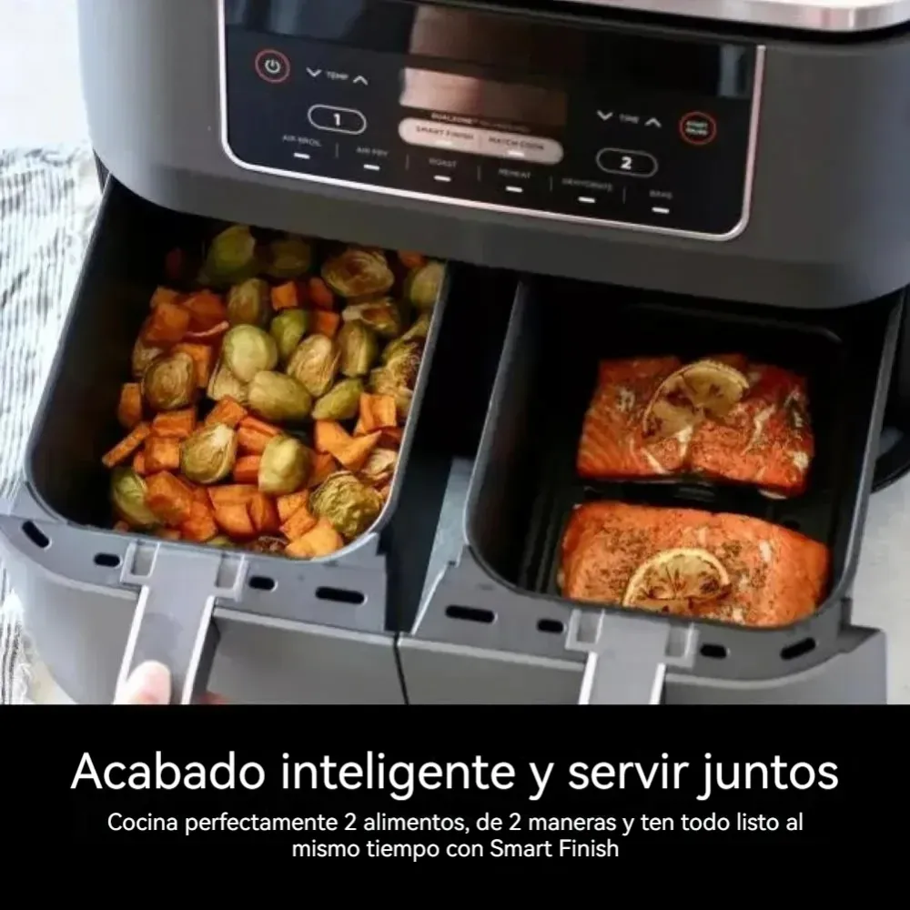 Freidora de Aire XL Gemelo Zone Fácil de Limpiar