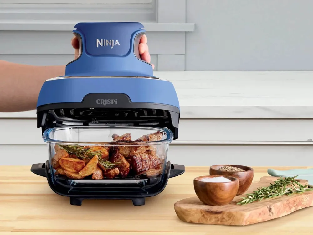 Freidora de Aire Portatil Ninja con Sistema de Seguridad