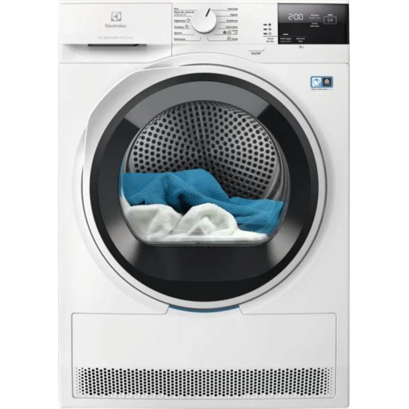 Freidora con Tapa Secadora electrolux edi729p4bn blanco 9kg ++