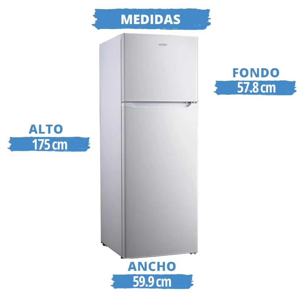 Freidora de Exterior Frigorifico dos puertas sauber serie 1-175 f largo 175 cm