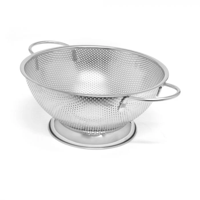 Freidora de Patio Passoire à pâtes, 25.5 cm, acier inoxyable, Gourmet